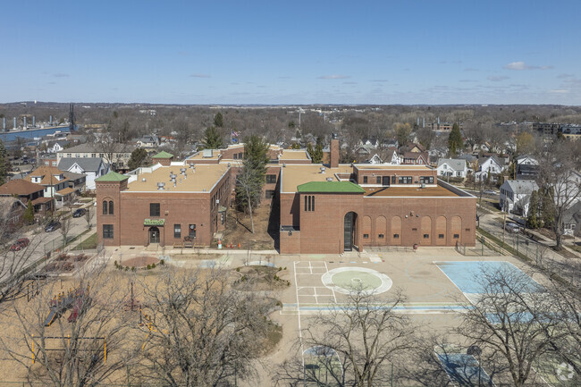 Lowell Elementary School in Madison has plenty of outdoor space for its students to use.