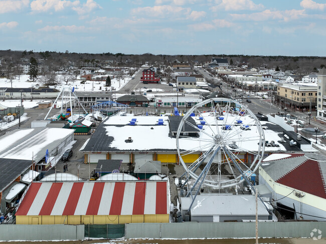 Palace Playland is a waterfront amusement park popular during the summer in Old Orchard Beach.