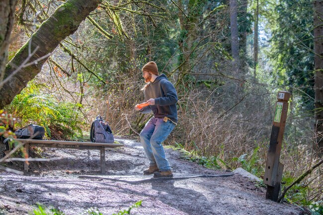 Play a round at Howling Coyote Disc Golf Course in Norway Hill.