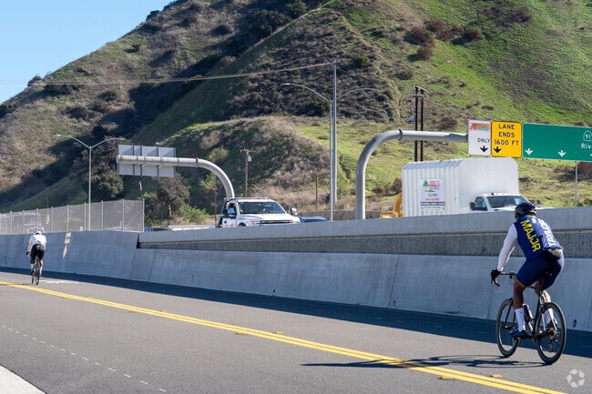 The Santa Ana River Trail in the Greenriver area is a great place to ride a bike, walk or hike.