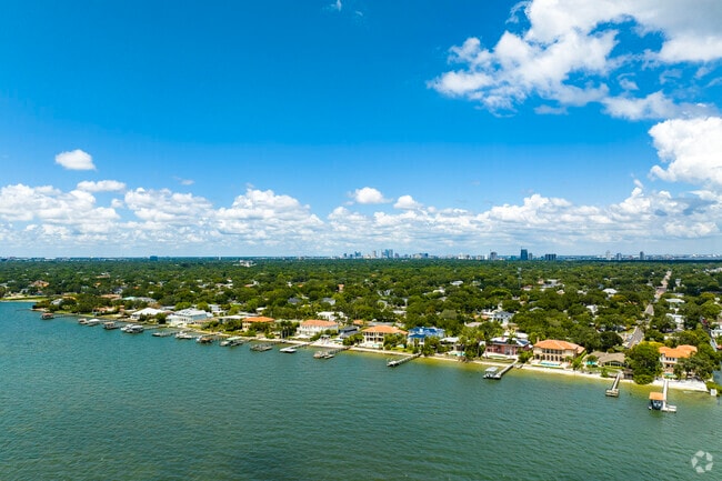 A view of Belmar with downtown Tampa in the background.
