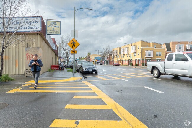 Seminary is on the edge of an industrial area, with some condos built in complexes as well.