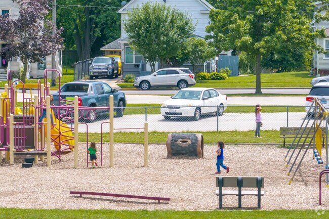 Your kids will never want to leave the playground at Edna Rollins Elementary School.