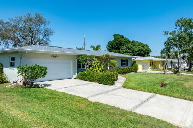Bright colored homes reflect the beach-life attitude in University Park.