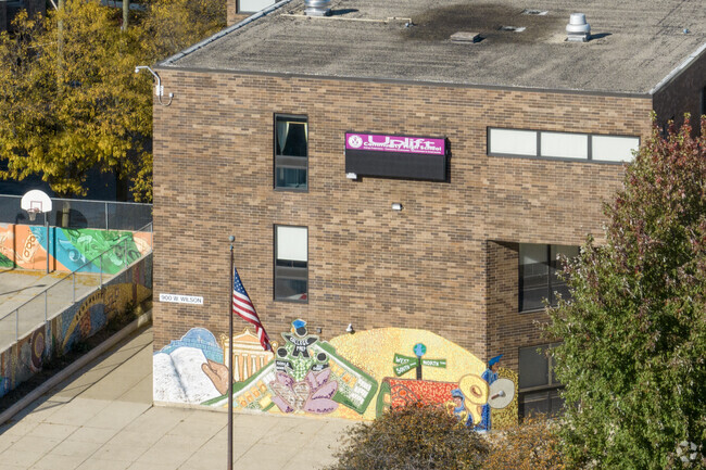 Kids from all over Clarendon Park can attend the local Uplift Community High School.