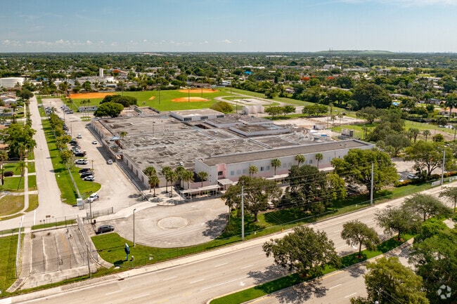 Overview of Margate Middle School in Margate, FL.