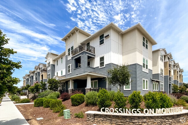 Townhomes of Crossings on Monterey can be found in Morgan Hill.