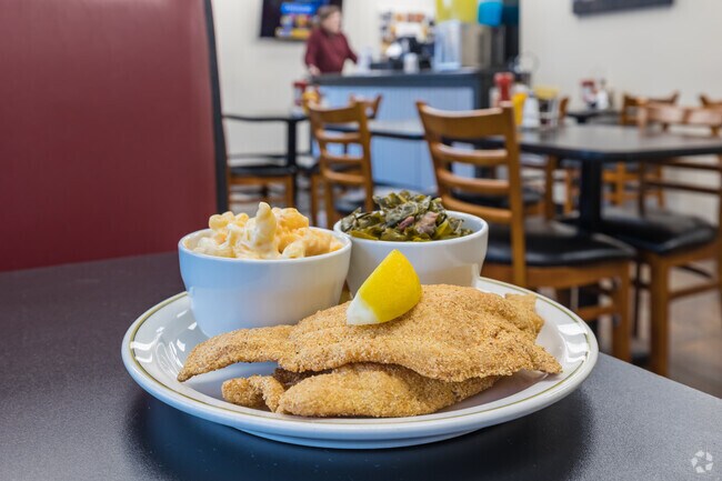 Newport neighborhood residence, crave Joe’s Savannah catfish and sides.