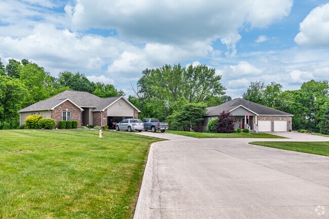 Newer constructed homes are filling in open spaces throughout Frankton.