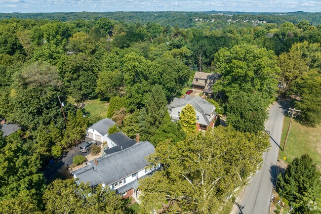 Most homes in Ben Avon Heights are surrounded by mature trees, ensuring privacy.