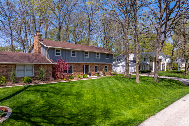 Homes can be found with wooded lots throughout Glen Hills.