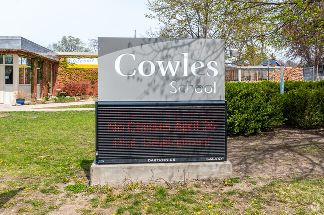Cowles School is part of the Des Moines Public School system.
