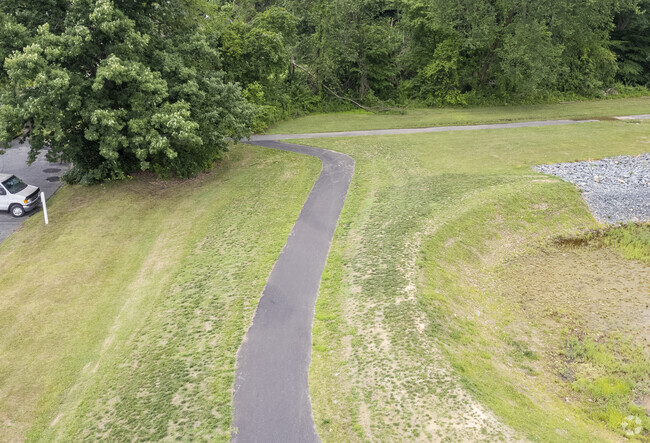 Walking path at Homestead Wakefield Elementary School.