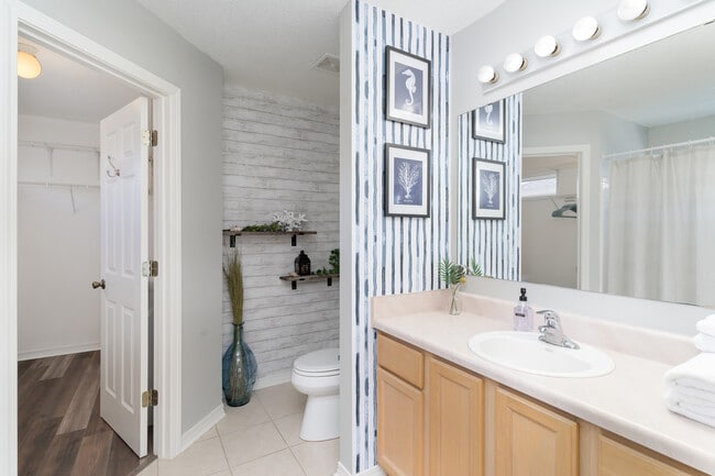 A spacious walk-in closet for ample space and storage.