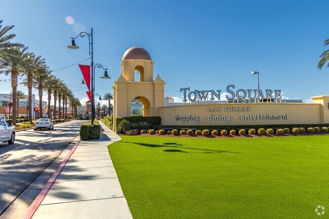 Town Square near downtown Las Vegas has a walkable outdoor shopping area.
