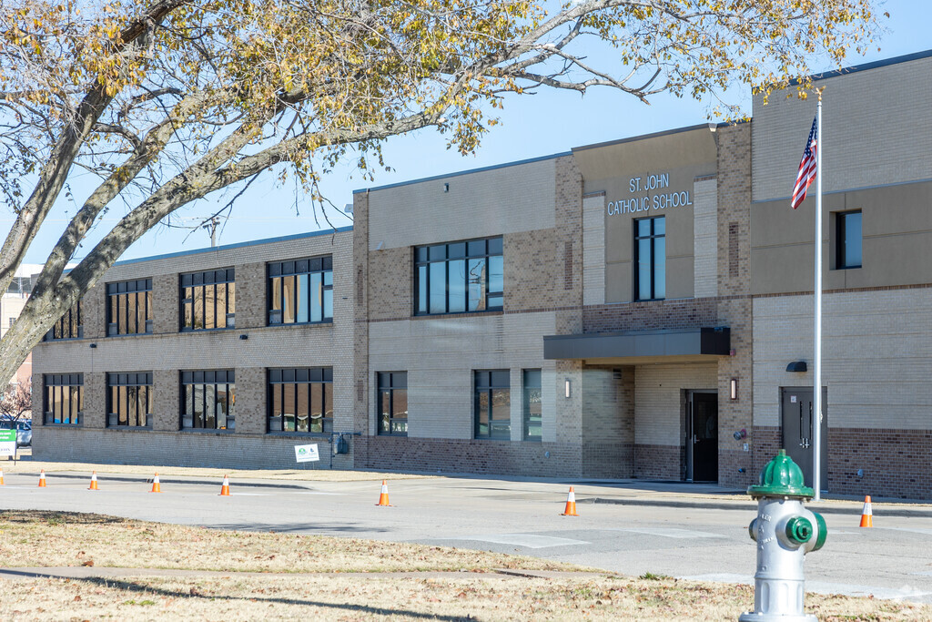 St John is located directly South of downtown Bartlesville.