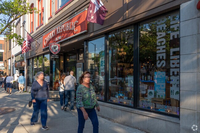 Slabtown residents enjoy grabbing gifts and treats at Cherry Republic on Front Street.