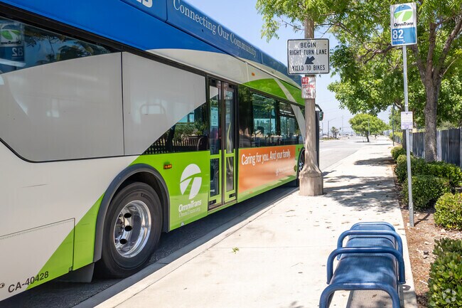 Rancho Fontana residents can catch the bus all along Baseline street.