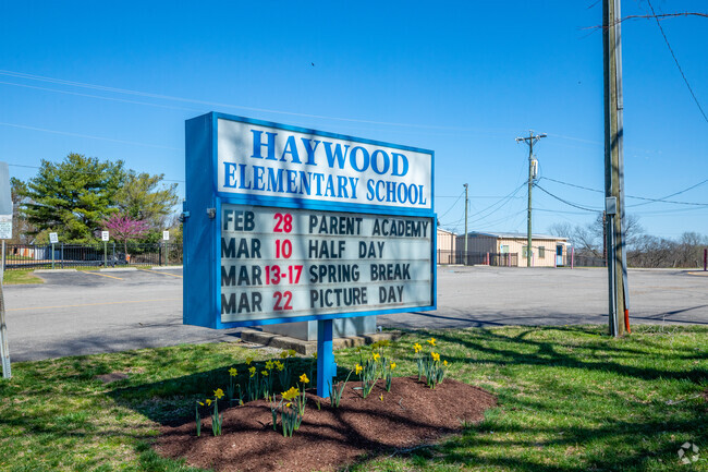 Haywood Elementary is named after John Haywood the Father of Tennessee history in Nashville.