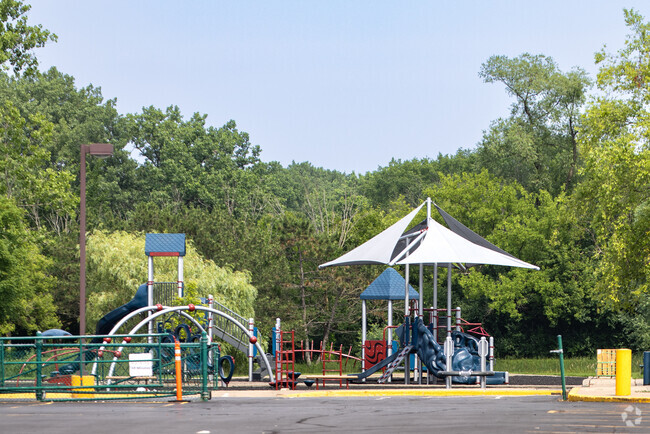 Oak Grove Elementary School in Libertyville includes a playground.