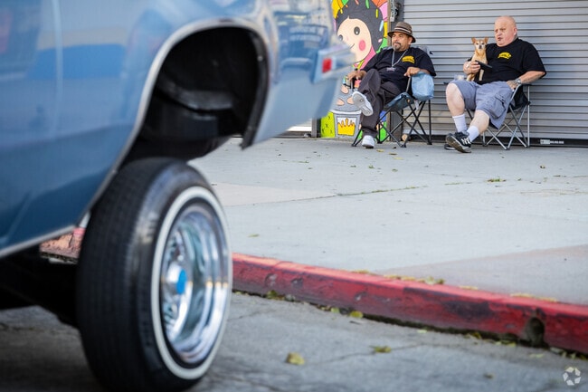 Lowriders make up the popular car culture of El Monte.