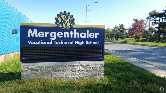 Mergenthaler Vocational-Technical High School is a public school in Ednor Gardens-Lakeside.