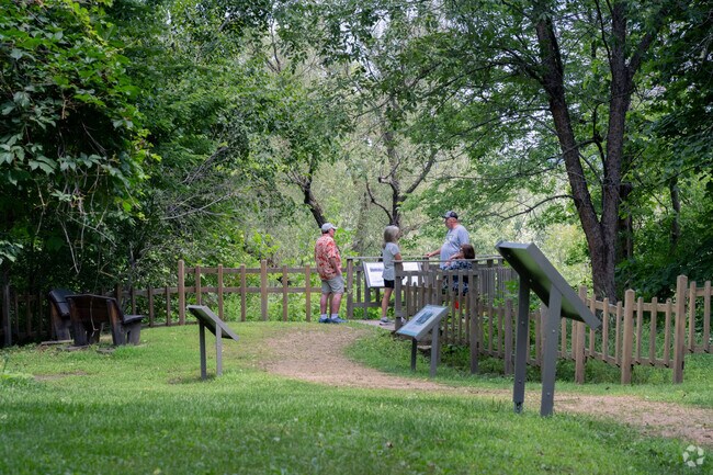 Many residents enjoy walking around the old Marine Mill and learning about the cities history.