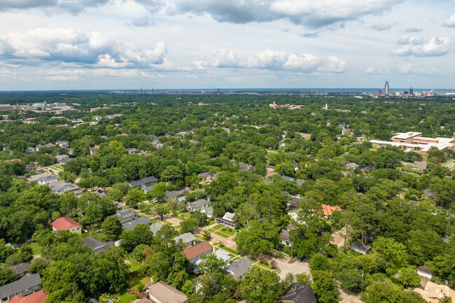 Midtown Mobile is lush with tree covered shady streets and a stones throw from downtown.