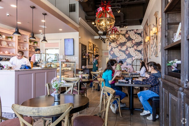 Local residents can enjoy baked goods at the beautifully decorated Yummy Tummy in New Caney.