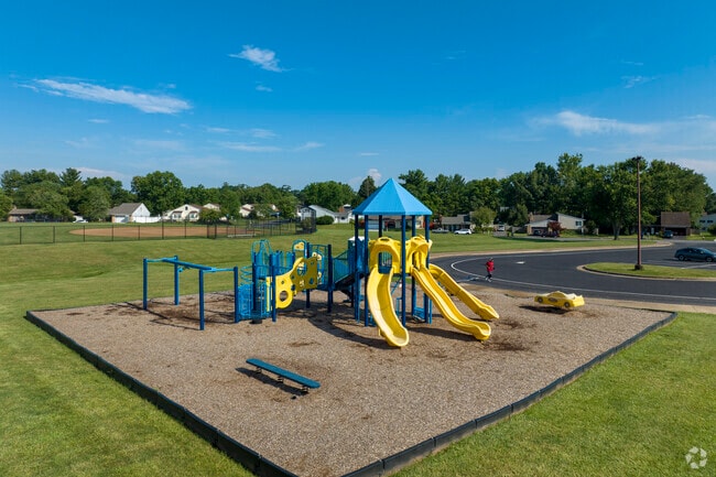 Meadowland Elementary School has a playground for kids in Sterling.