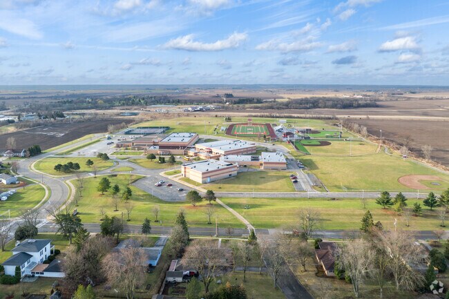 Whitewater High School has a great campus with plenty of green space and sports fields.