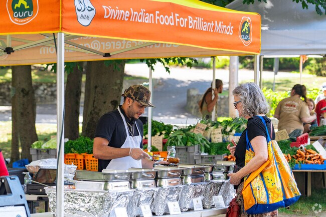 Guru has divine Indian food that sells out quick at Melrose Farmers Market.