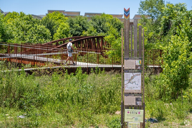 Lindbergh residents utilize the walking paths found all throughout the area.