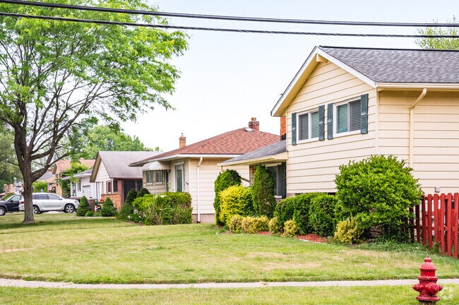 Most homes in Brook Park have modest and low maintenance lawns.