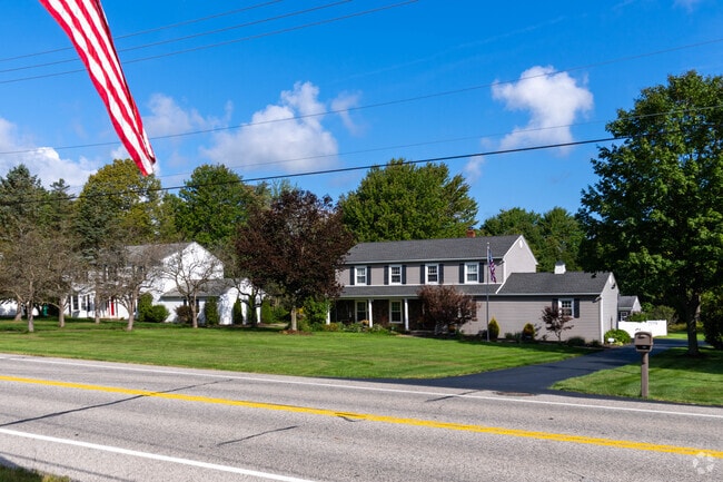 South Russell offers the charm of two-story homes.