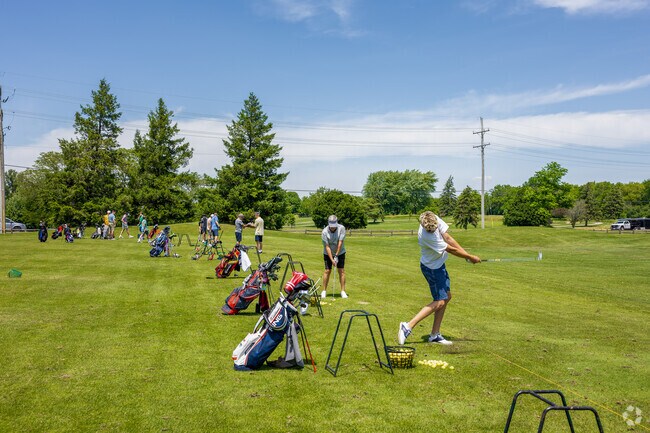 Countryside Golf has a grass driving range for golf enthusiasts.
