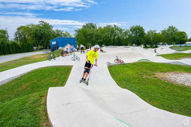 The Northside Pump Park is a popular summer hangout in Bon Air.