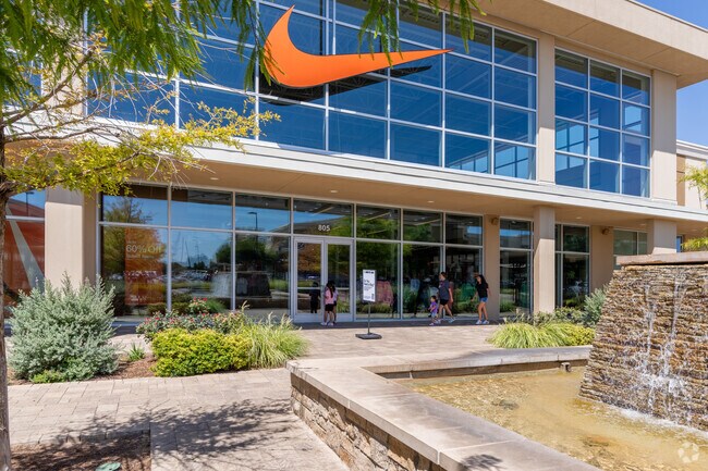 The Nike Outlet is a popular shopping destination in the West End.