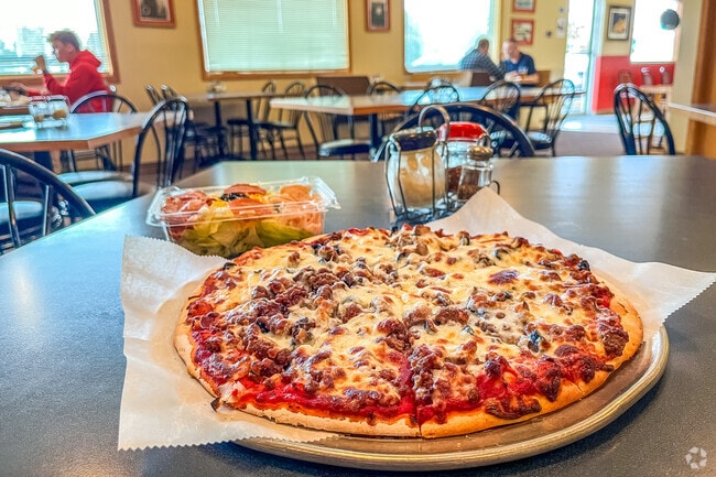 Nearby Pizza Counter is a simple yet delicious pizza joint.