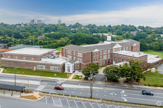 Wiley Magnet School is located close to downtown Winston-Salem