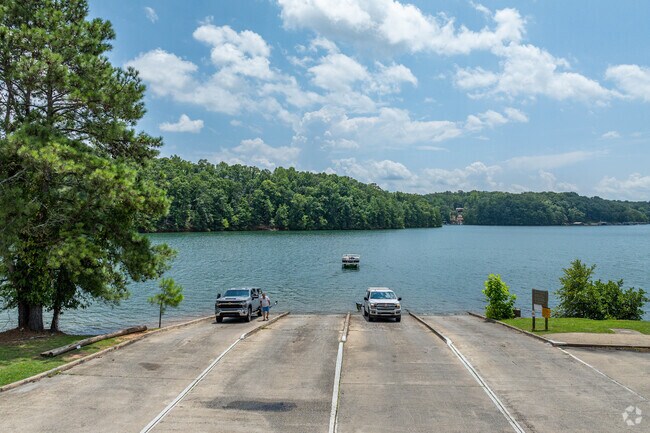 Mundy Mill has access to one of the many boat docks at Lake Lanier.