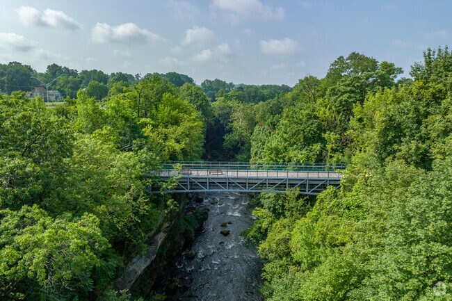 Enjoy the day and views at High Bridge Glens in Downtown Cuyahoga Falls.