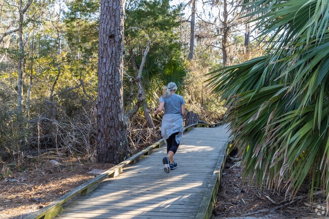 Village Point Park Preserve has a trail that Daphne residents like to use to get their steps in.