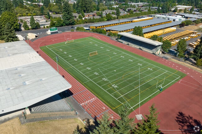 Parkside residents are close to McKenzie Field, a football field that serves 4 different schools
