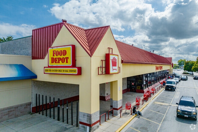 The Food Depot has fresh produce, meats and packaged goods and is on the transit line.