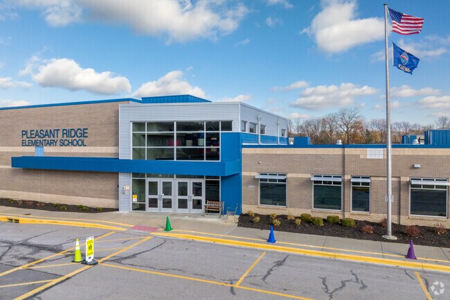 Pleasant Ridge Elementary School engages students in learning in Central Overland Park.