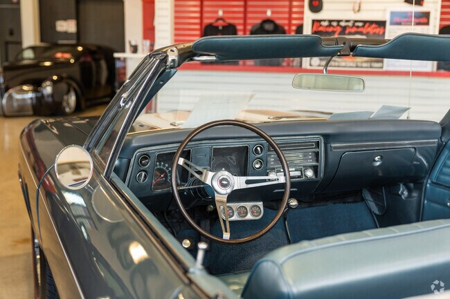See a large collection of classic cars at Dual Devils Garage near Chartiers Township.