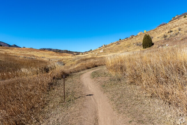 Hogback Trail, across the foothills from Summit Ridge at West Meadows, offers popular hiking routes.