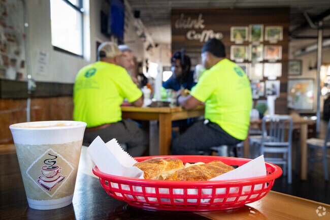 You can find a good breakfast in Palmetto Beach like this Ham and Cheese Croissant.