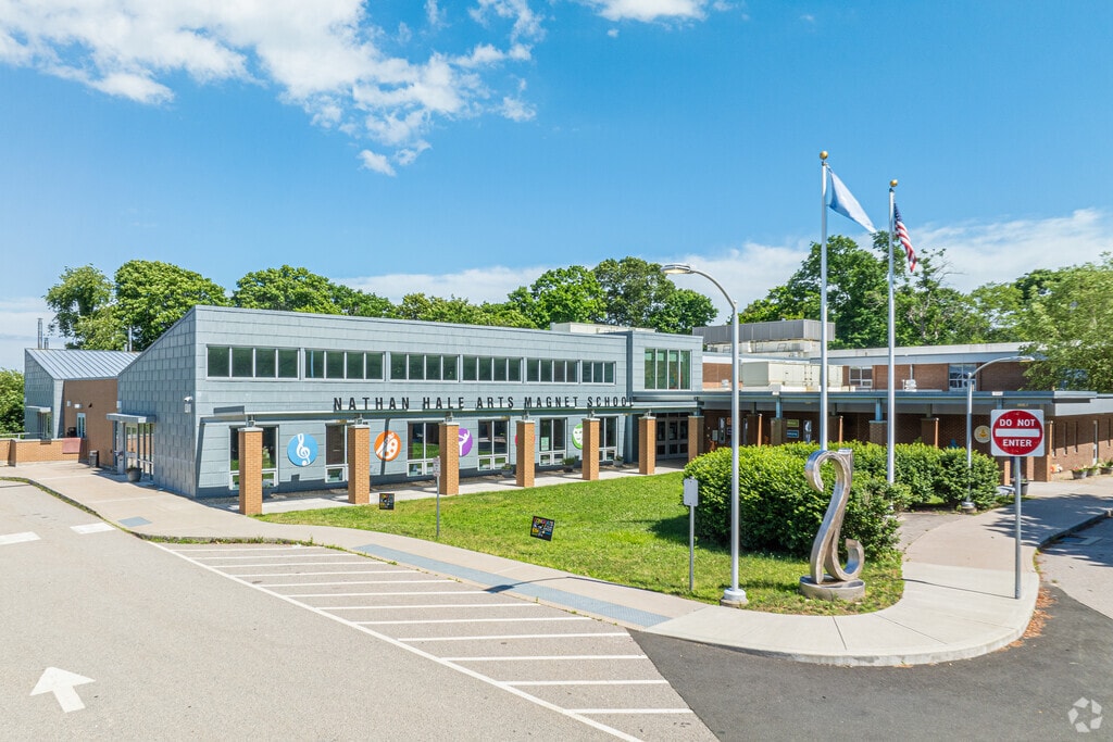 Nathan Hale Arts Magnet School is one of many trade and charter schools in CT.